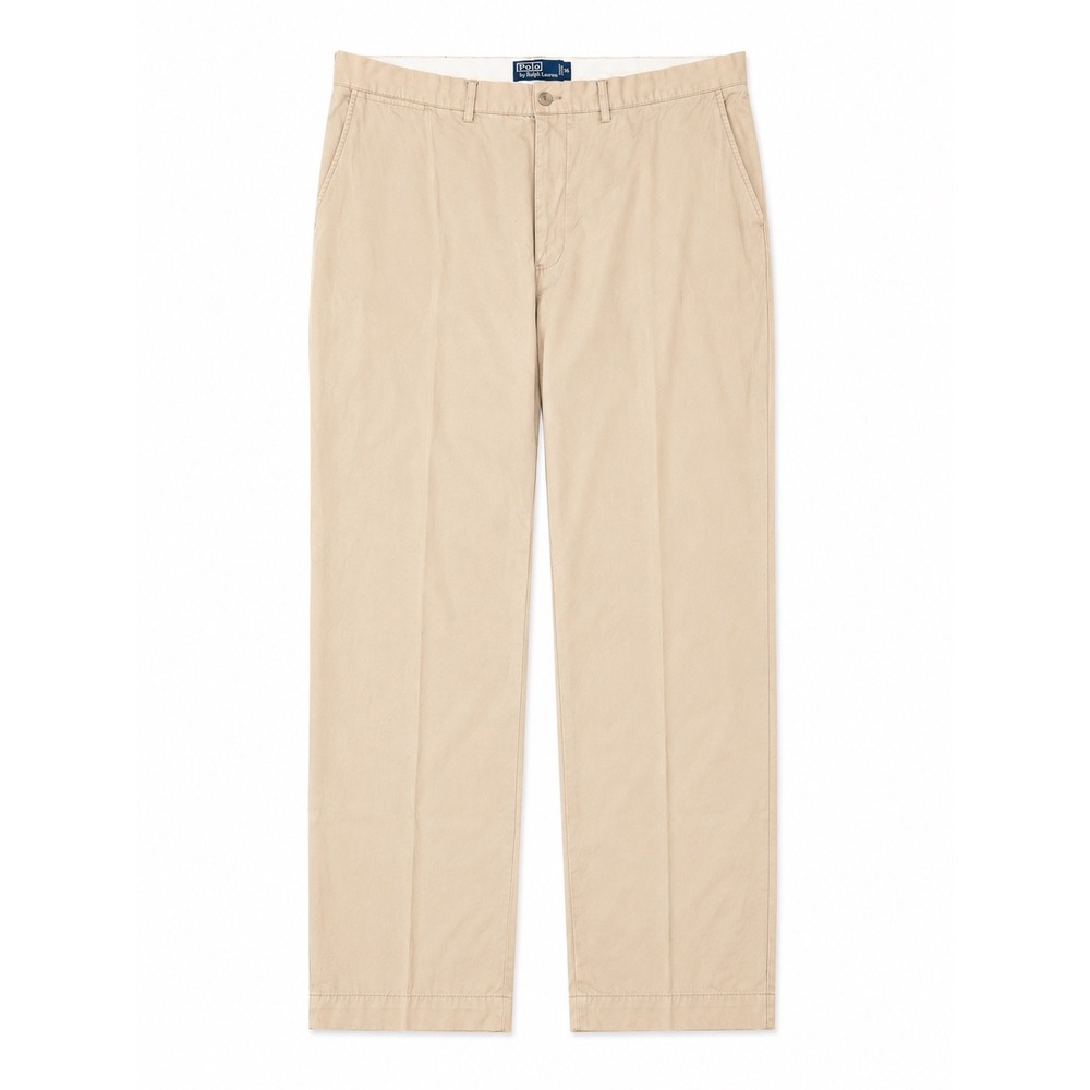 Polo Ralph Lauren Khaki Pants Men's 38x34 Beige Classic Straight Leg Chino